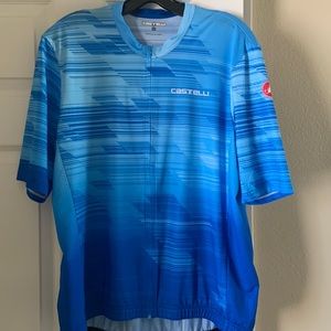 Castelli- full zip cycling jersey, like new